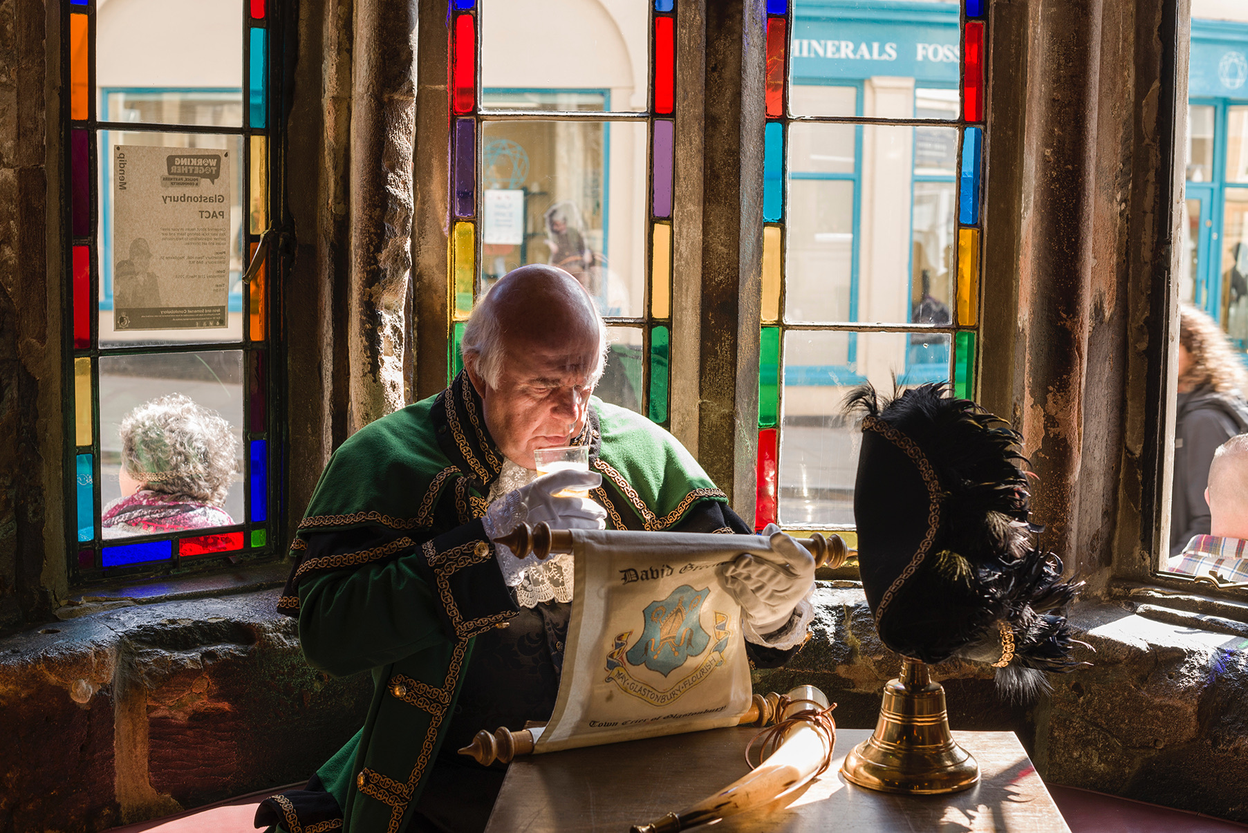David Greenway Glastonbury Town Crier