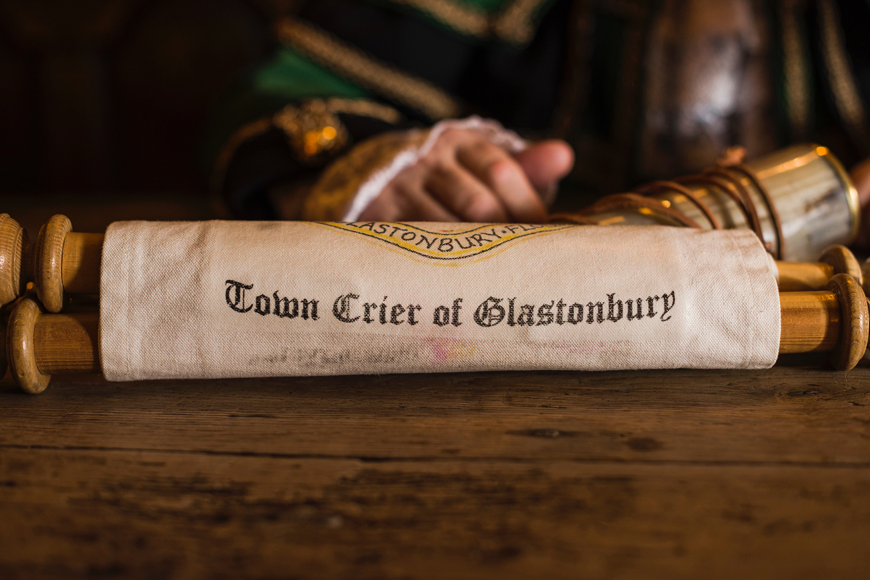 Town Crier of Glastonbury Scroll
